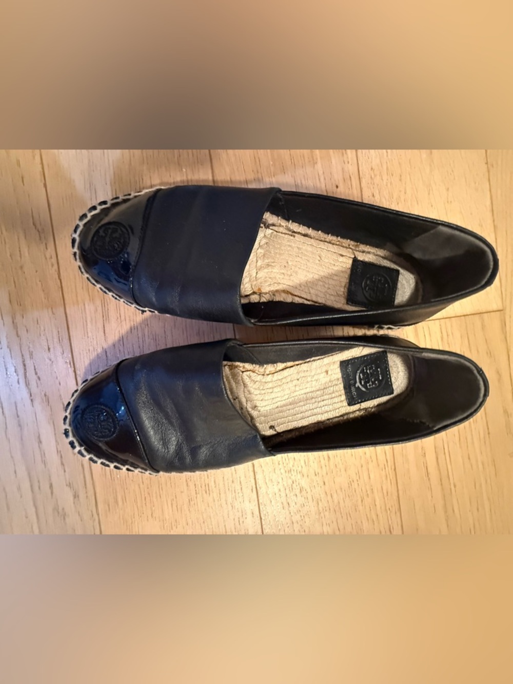 Tory Burch Black Flats